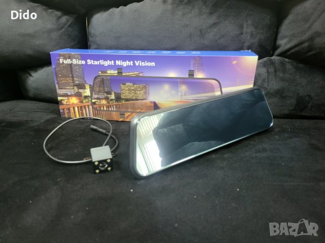 Огледало за автомобил с 2 камери – видеорегистратор и камера за задно виждане  Код на продукт: TS610, снимка 3 - Аксесоари и консумативи - 39443007