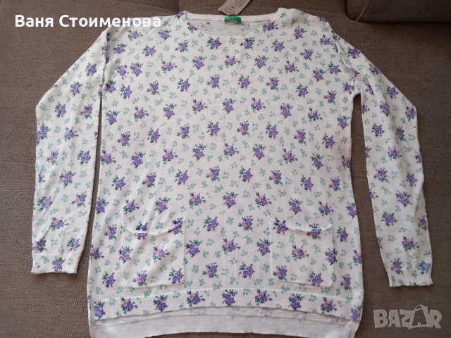 Нов пуловер Benetton, снимка 1 - Детски пуловери и жилетки - 41658850