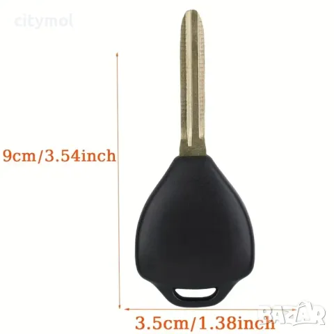 Кутийка за ключ с 3 бутона за Toyota Corolla,Avensis, Yaris, RAV4 и др, ​с острие TOY 43, снимка 3 - Аксесоари и консумативи - 50022486