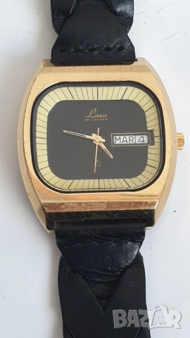 Позлатен мъжки кварцов часовник Laco by Lacher, снимка 15 - Антикварни и старинни предмети - 53753156
