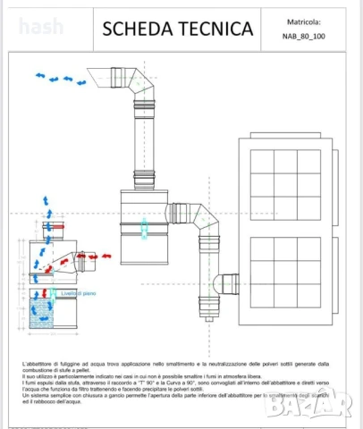 NOVA ITALF® Уред за премахване на сажди на водна основа за пелетни печки, диаметър 100, фин прах, снимка 7 - Други стоки за дома - 51329971