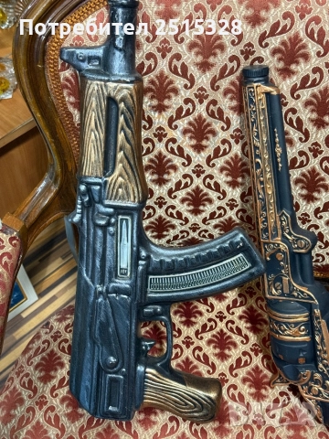 две керамични бутилки за алкохол, снимка 2 - Колекции - 52662070