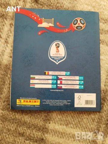 Албум Panini 2018 + Кутия за стикери, снимка 2 - Фен артикули - 47643619