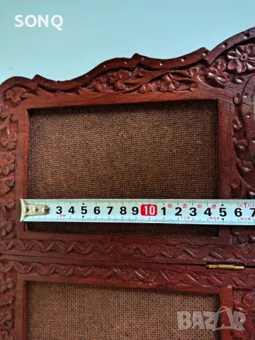 Страхотна Двойна Дървена Рамка За Снимки, снимка 9 - Декорация за дома - 49641026