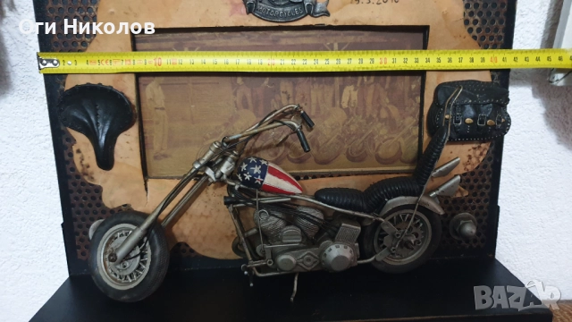 Рокерски макет на Харли, снимка 8 - Антикварни и старинни предмети - 52677476