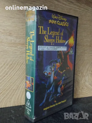 (ВИДЕО) Видеокасета " Легендата за Слийпи Холоу " VHS, снимка 3 - Други жанрове - 56133143