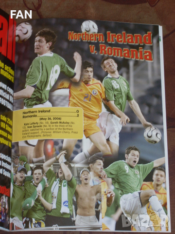 Северна Ирландия - Исландия оригинална футболна програма квалификация за Европейско първенство 2006, снимка 11 - Фен артикули - 36353592