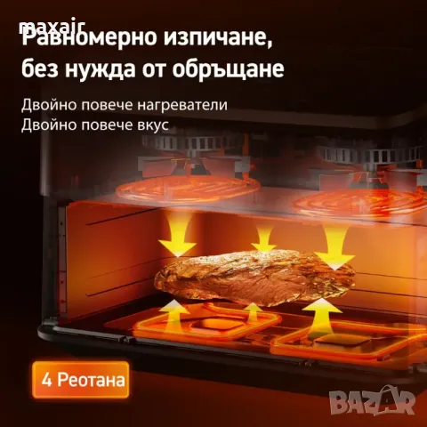 Фритюрник с горещ въздух Cosori Dual Blaze TwinFry , 10L, Черен * Безплатна доставка * Гаранция 2г., снимка 8 - Фритюрници - 48343357
