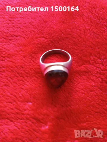 пръстен от лабрадорит , снимка 3 - Пръстени - 48083977
