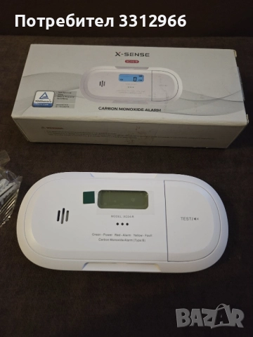 Чисто нов Детектор за въглероден оксид X-Sense XC04-R, снимка 2 - Друга електроника - 52078569