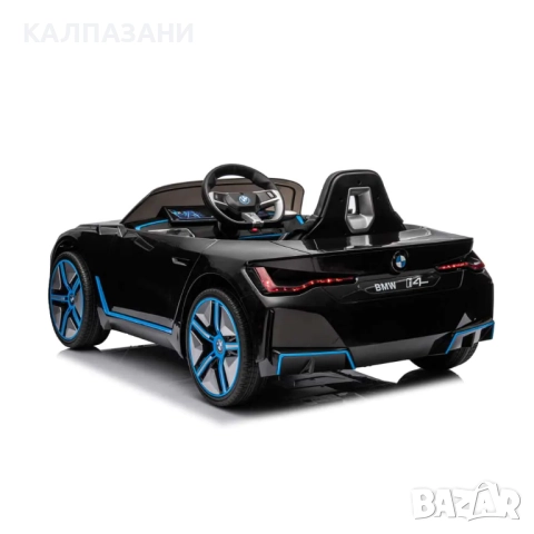 Кола Акумулаторна 12V BMW JE1009 с родителски контрол Черна, снимка 3 - Коли, камиони, мотори, писти - 51665310