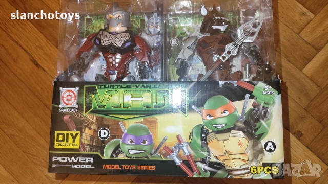 Фигурки на костенурка нинджа,роботизирани, снимка 6 - Други стоки за дома - 50252394