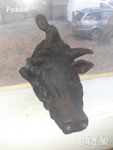 Страхотна голяма гипсова склуптура фигура статуя композиция