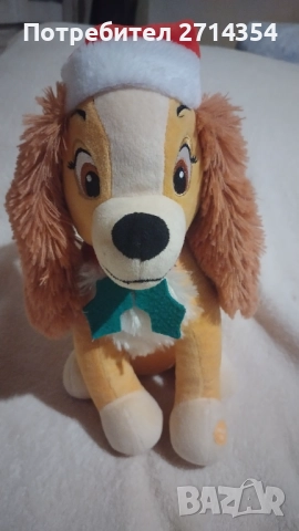 Плюшено кученце Лейди на Disney  и коледни украси , снимка 2 - Други - 52636864