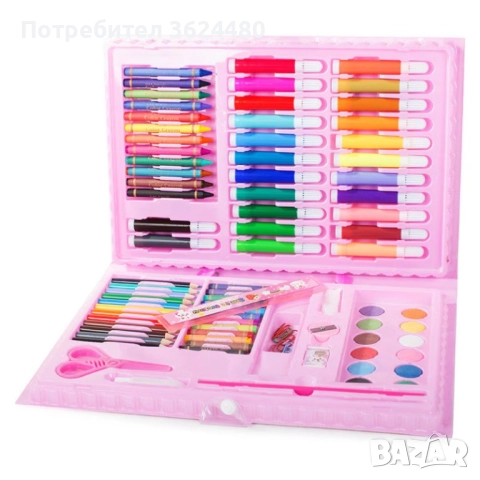 Комплект за Рисуване 86 Части за Момичета 4731, снимка 5 - Рисуване и оцветяване - 52541490