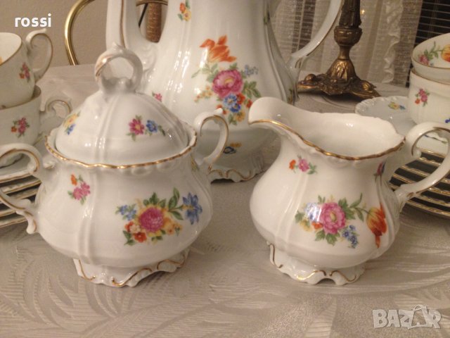 Vintage 1909-1925. Нов. Немски сервиз за кафе/чай и десерт 21 ел.