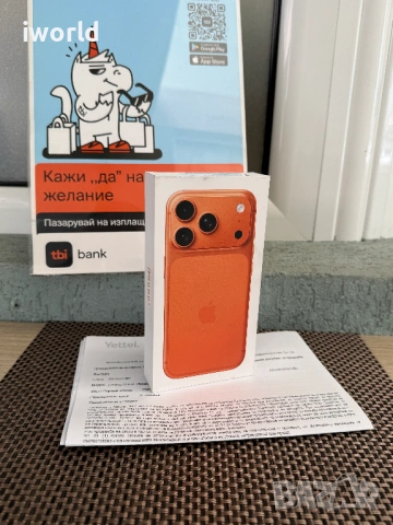НОВ❗️36М ГАР.❗️iPhone 17 Pro Лизинг от 44€/мес ⚠️ Cosmic Orange  256Gb⚠️ 