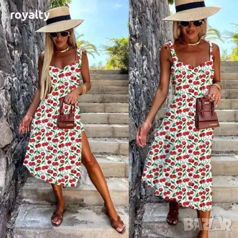 Дамска рокля Различни цветове , снимка 4 - Рокли - 50394600