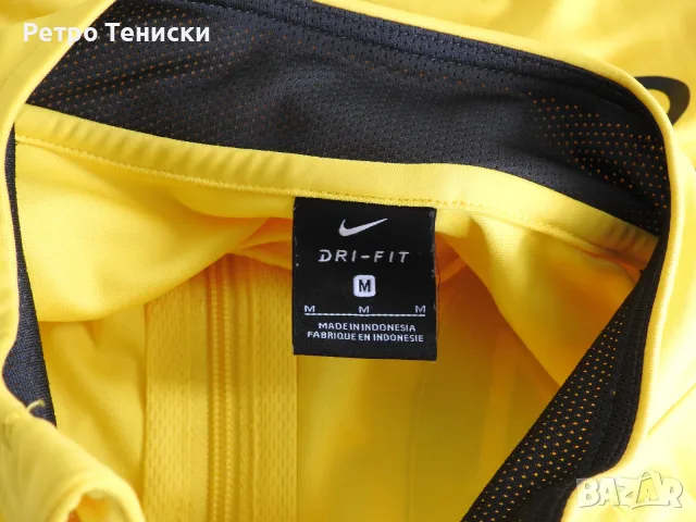 Яке Nike — Мъже размер M Жълто, снимка 3 - Тениски - 56314817
