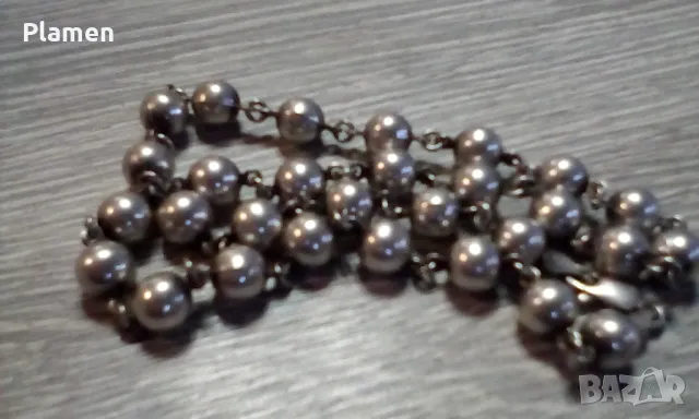 Сребърно колие, снимка 1