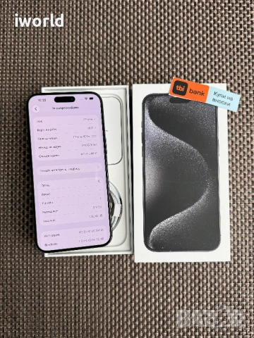 512GB❗️100% Батерия✅  iPhone 15 PRO MAX❗️ Лизинг от 29€/мес ✅Black Titanium , снимка 5 - Apple iPhone - 53632276