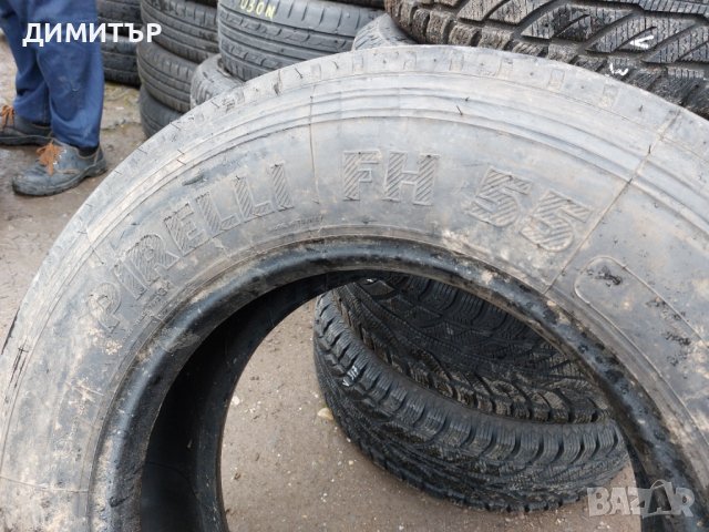 Само 1бр.Камионска предна PIRELLI 225/75/17.5 129M, снимка 3 - Гуми и джанти - 41240553