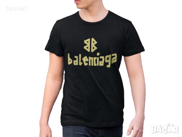 Тениски Balenciaga Принт Модели и размери, снимка 2 - Тениски - 32505783