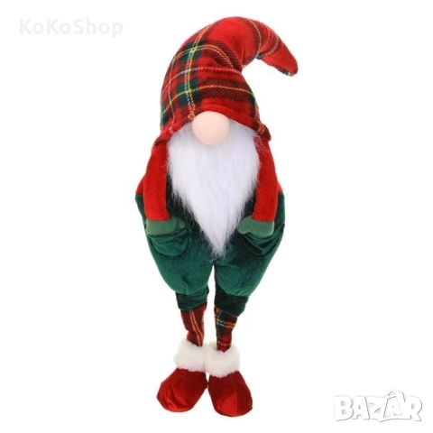 Коледен гном-70 см./Декоративен коледен гном, снимка 2 - Декорация за дома - 52321722