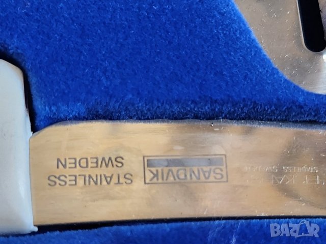 нож и лопатка за сирена от Швеция - комплект на Friskar Sandvik, нови, неползвани, вис.качество, снимка 2 - Други - 41339957