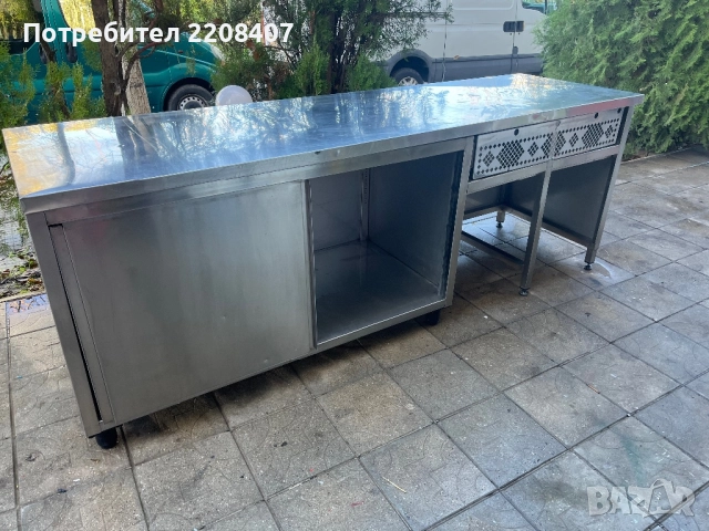 Работна маса неръждавейка, снимка 6 - Обзавеждане на кухня - 52391786