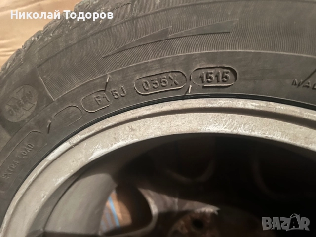 Зимни гуми Michelin 2 бр. и ESA Tecar 2 бр. 185/60/15, снимка 7 - Гуми и джанти - 52296580