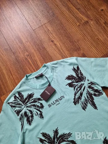 Страхотна мъжка тениска BALMAIN размер S M L XL 2XL , снимка 3 - Тениски - 49033420