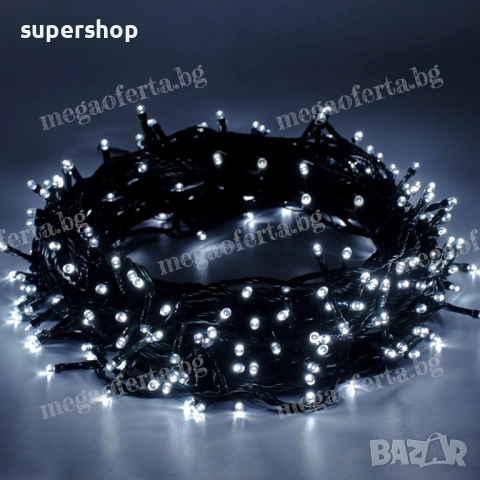 Светещ Коледен Гирлянд 50м. с 250 светодиода и 8 режима на светене , снимка 4 - Други - 52332112