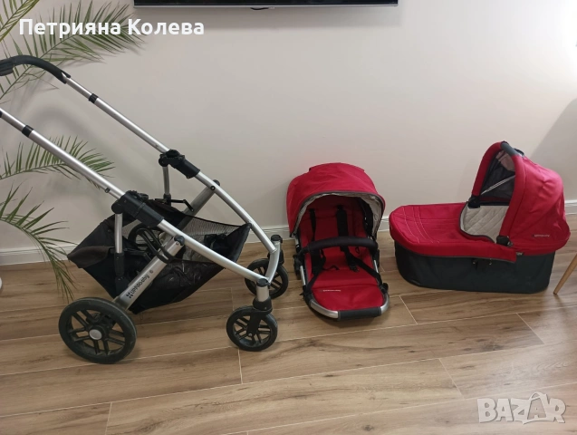 Бебешка количка UPPAbaby Vista – пълен комплект (кош + спортна), снимка 10 - За бебешки колички - 53349980