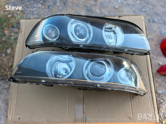 Фейслифт фарове Hella D2S + Външни LED стопове Valeo за BMW E39 Комби (Touring), снимка 2 - Части - 55729074