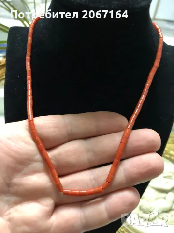 Гердан от корал, снимка 3 - Колиета, медальони, синджири - 48999001