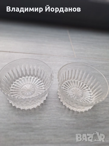 стъклена кошничка със стоманена дръжка за бонбониера, снимка 2 - Други - 53327508