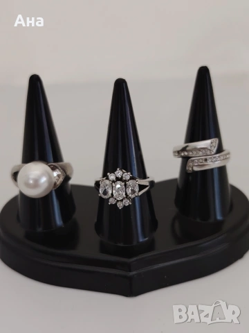 Маркирани сребърни пръстени Цената е за брой, снимка 6 - Пръстени - 53024721