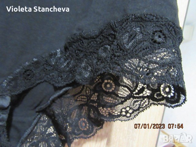 ЧЕРНО ДАМСКО БОДИ - размер М, снимка 4 - Бельо - 39267069