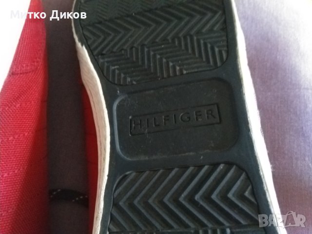  Tomy Hilfiger  маркови маратонки промазан плат US 12  UK 11 №46 стелка 295мм, снимка 11 - Маратонки - 40876918