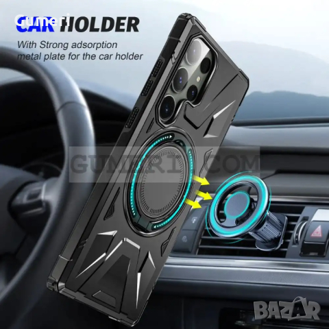 Противоударен Хибриден Гръб за Samsung Galaxy S24 Ultra, снимка 7 - Калъфи, кейсове - 44923668