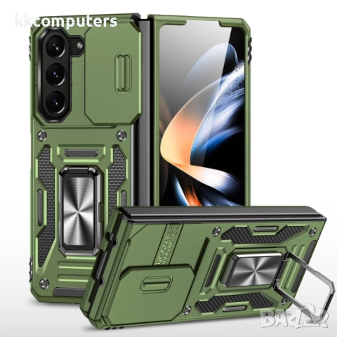 Samsung Galaxy Z Fold6 5G Удароустойчив Ring Holder Калъф и Протектор, снимка 7 - Калъфи, кейсове - 51955469