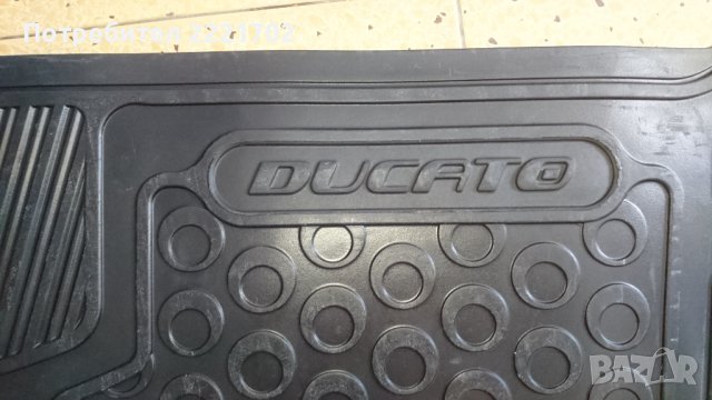 Оригинална гумена стелка за Fiat Ducato, Citroen Jumper, Peugeot Boxer след 2006г., снимка 2 - Аксесоари и консумативи - 41186842