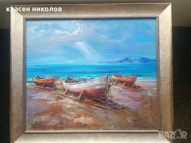 Картини изработени с маслени бои в/у платно, снимка 5 - Картини - 36310065