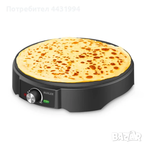 Уред за палачинки MUHLER MHT-383, 1200W, снимка 2 - Котлони - 50572777