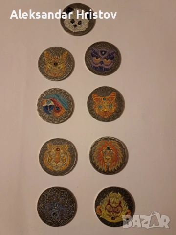 Ексклузивна колекция „Mandala Art“ – 9 Сребърни монети с кристали Swarovski