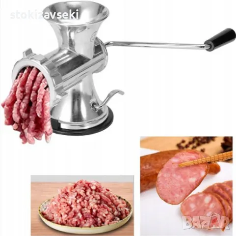 Мултифункционална ръчна мелница – за месо, колбаси и бисквити, снимка 5 - Други - 48869596
