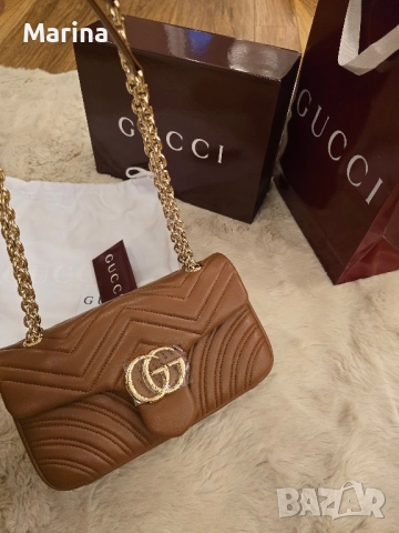 Налична чанта Gucci Marmont , снимка 4 - Чанти - 52451058