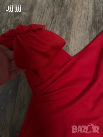 Официална червена рокля, снимка 3 - Рокли - 49455434