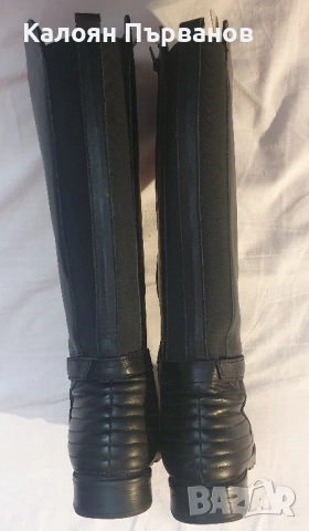 дамски зимни ботуши от естествена кожа 38, снимка 2 - Дамски ботуши - 52489452